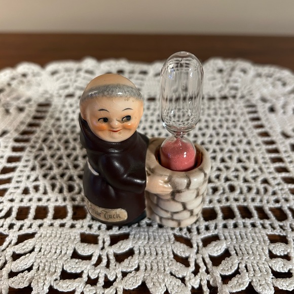 Friar Tuck Goebel Hummel West Germany Kitchen Timer Hour Glass - Picture 6 of 10
